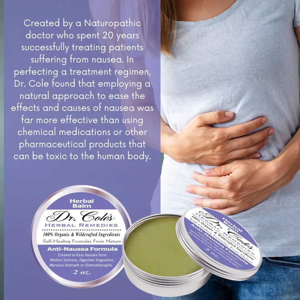 05 - Dr. Cole's Organic Anti-Nausea Herbal Balm