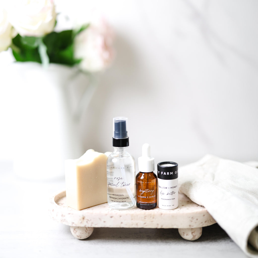 Rooted and Ready: Travel-Size Skincare Essentials Kit