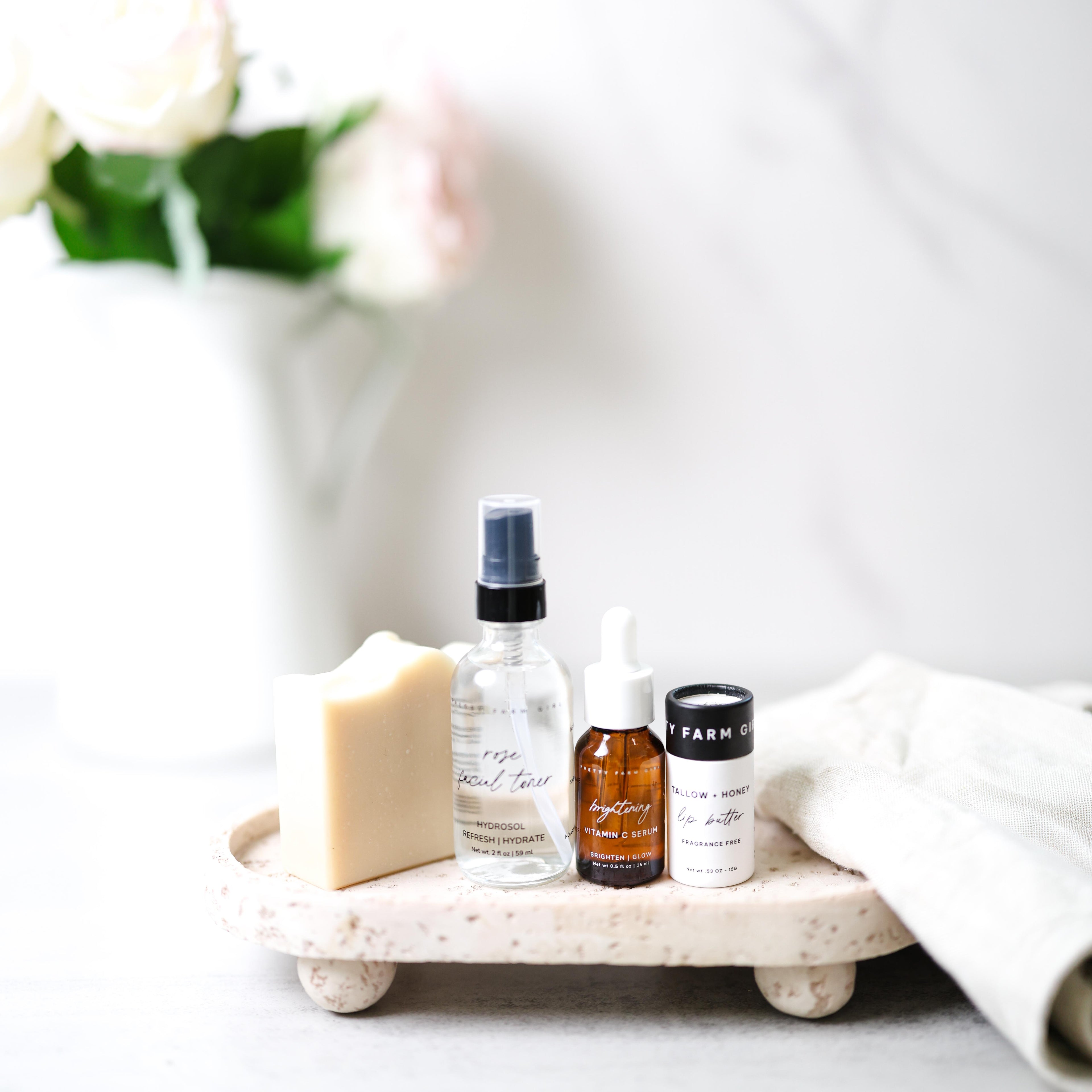 Rooted and Ready: Travel-Size Skincare Essentials Kit