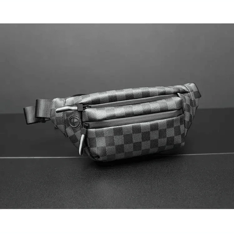 Unisex Luxury Black Fanny Pack Women Belt Bag Waist Purse Cross Body Bag Bum Fashionable Waist Bag For Traveling