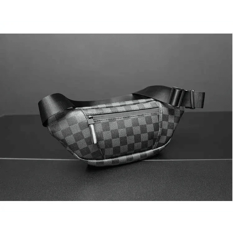 Unisex Luxury Black Fanny Pack Women Belt Bag Waist Purse Cross Body Bag Bum Fashionable Waist Bag For Traveling