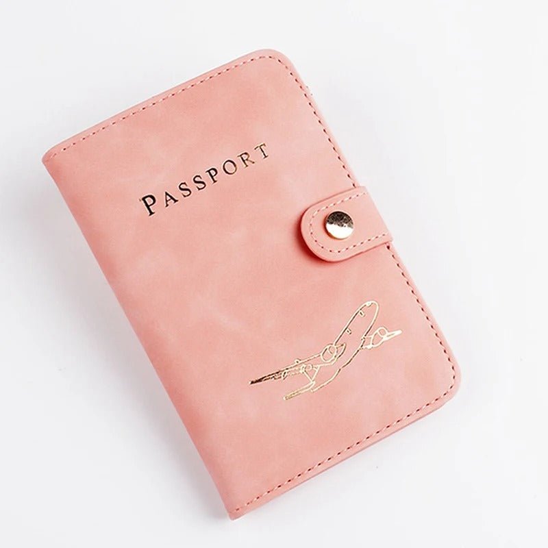 Waterproof Passport Holder – PU Leather Travel Wallet