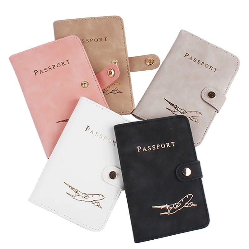 Waterproof Passport Holder – PU Leather Travel Wallet