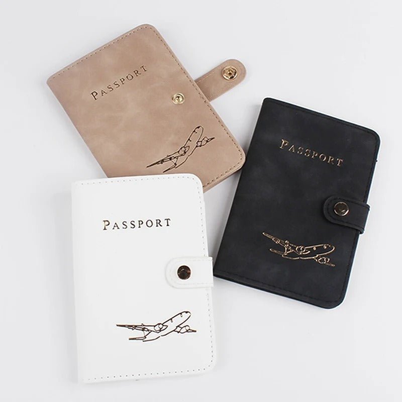 Waterproof Passport Holder – PU Leather Travel Wallet