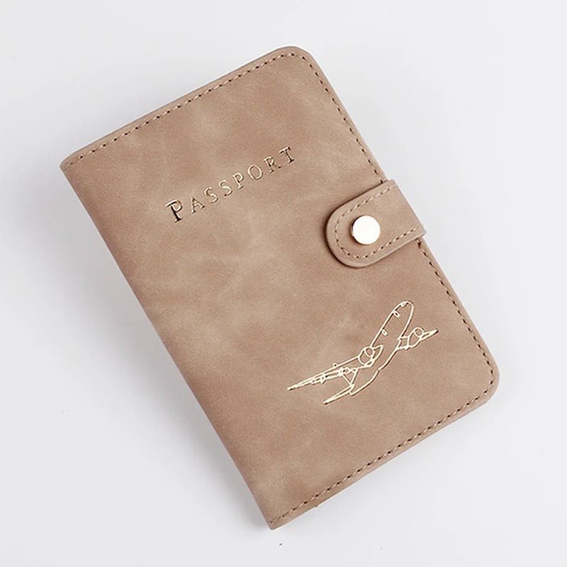 Waterproof Passport Holder – PU Leather Travel Wallet