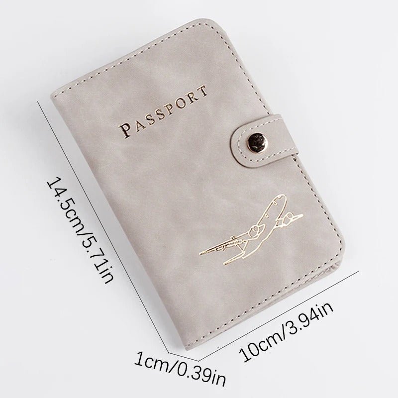Waterproof Passport Holder – PU Leather Travel Wallet