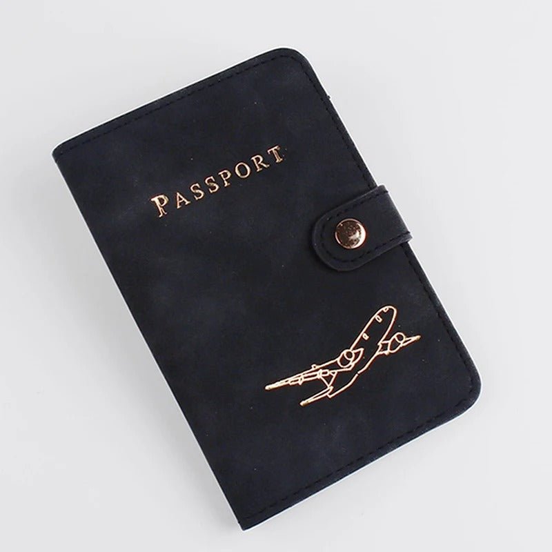 Waterproof Passport Holder – PU Leather Travel Wallet